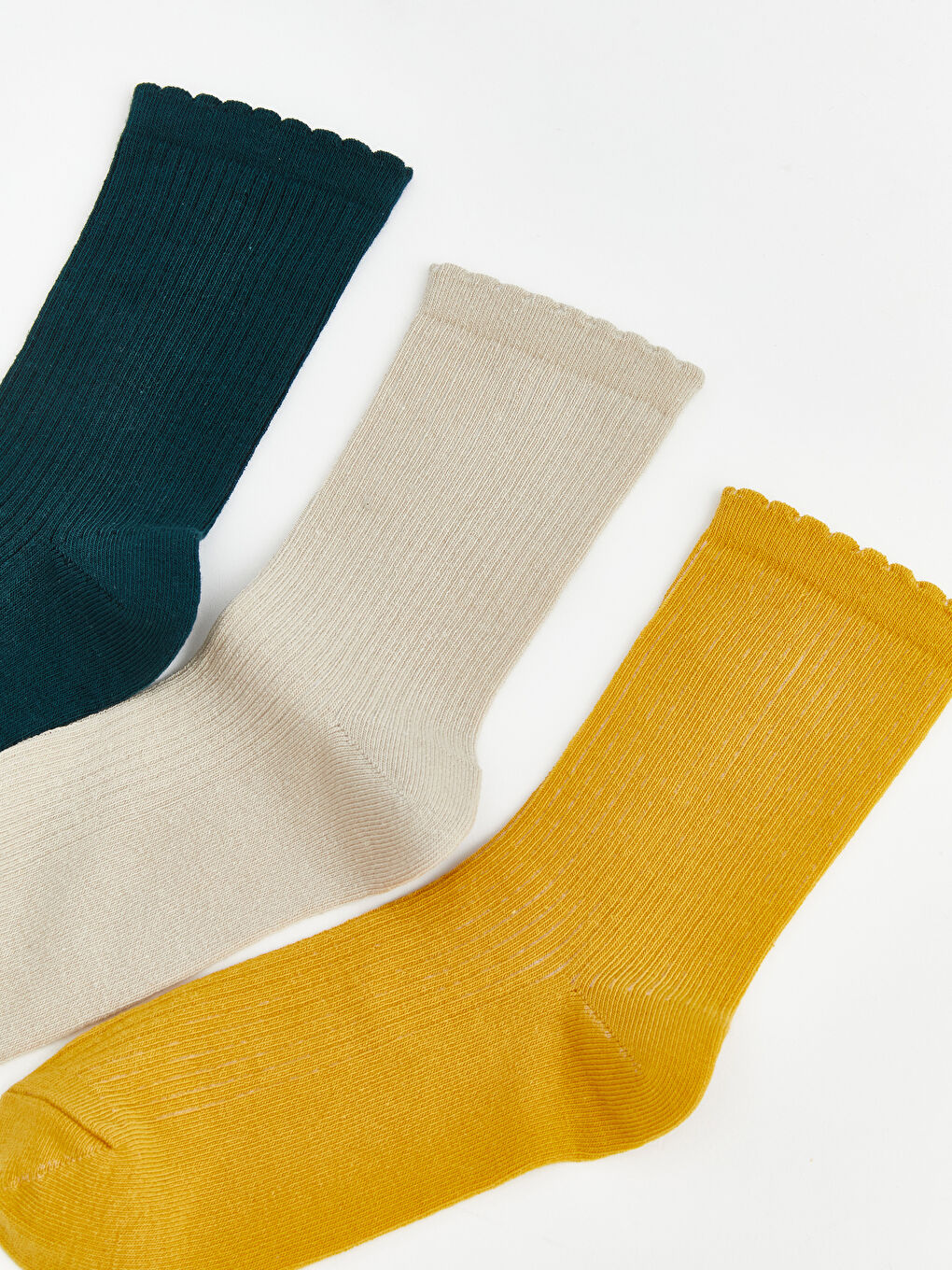 Chaussettes de cheville à volants pour femmes - Lot de 5-1