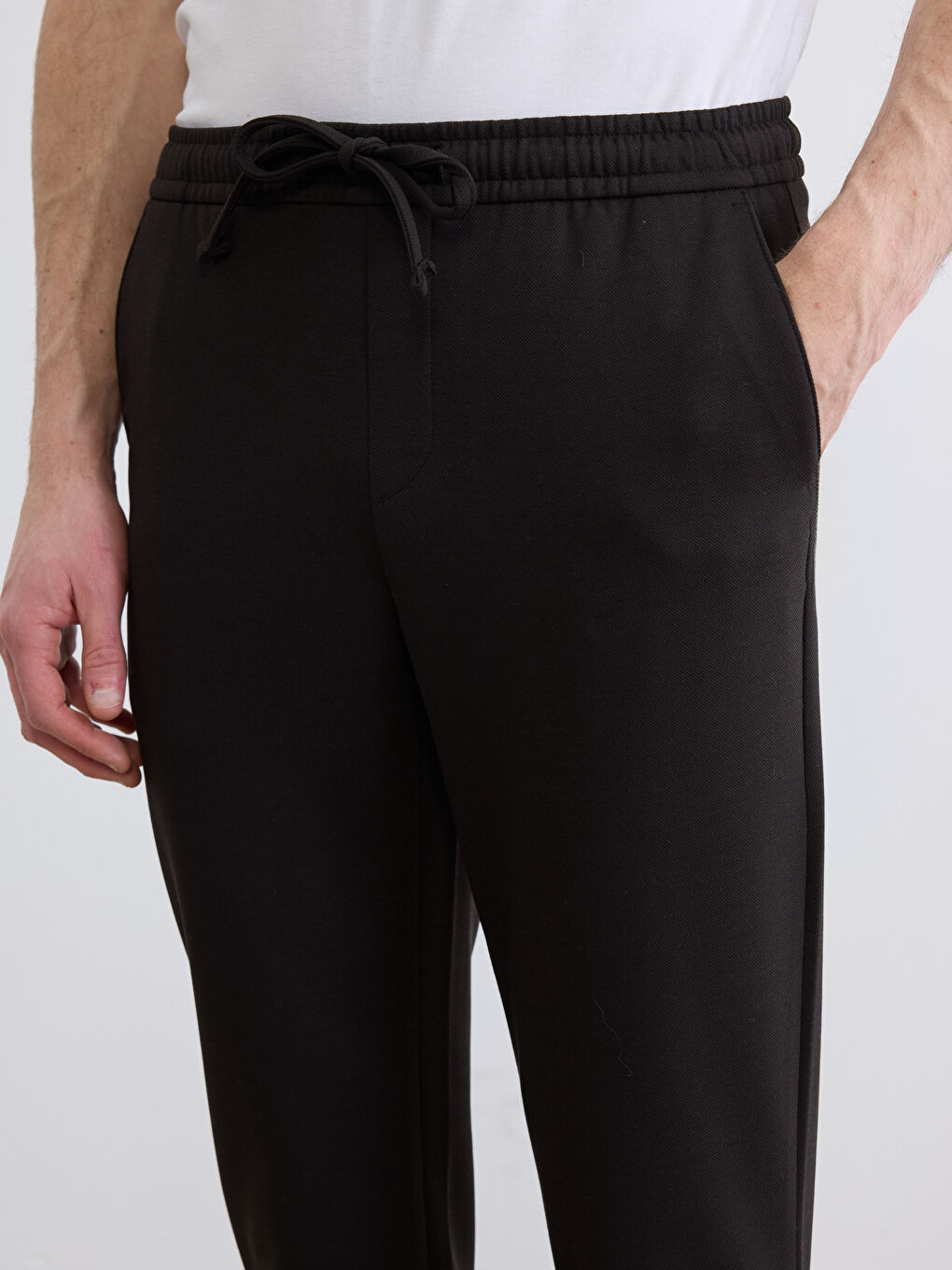 Kahverengi Standart Kalıp Erkek Pantolon-2