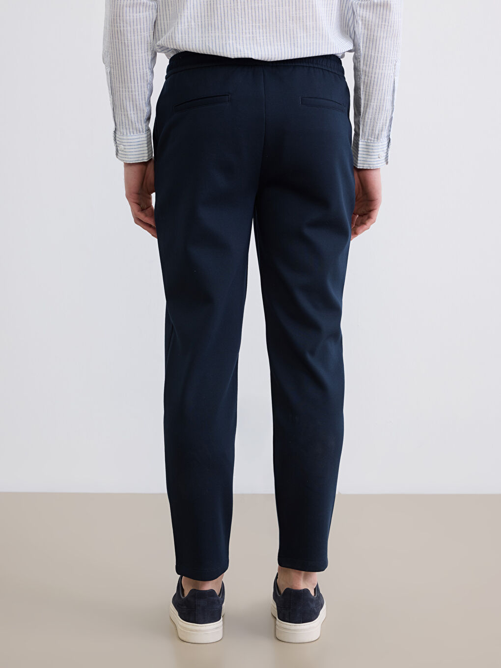 Lacivert Standart Kalıp Erkek Pantolon-3