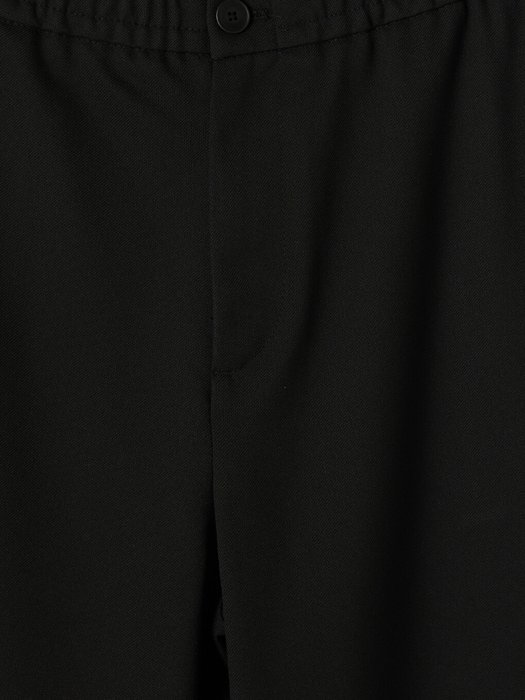 Siyah Regular Fit Erkek Pantolon-1