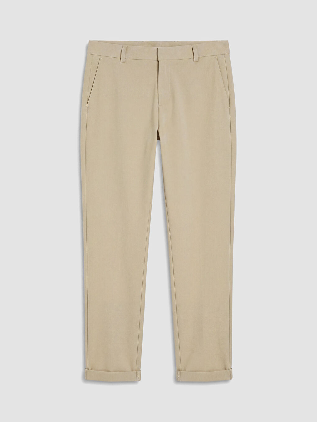 Bej Slim Fit Erkek Pantolon