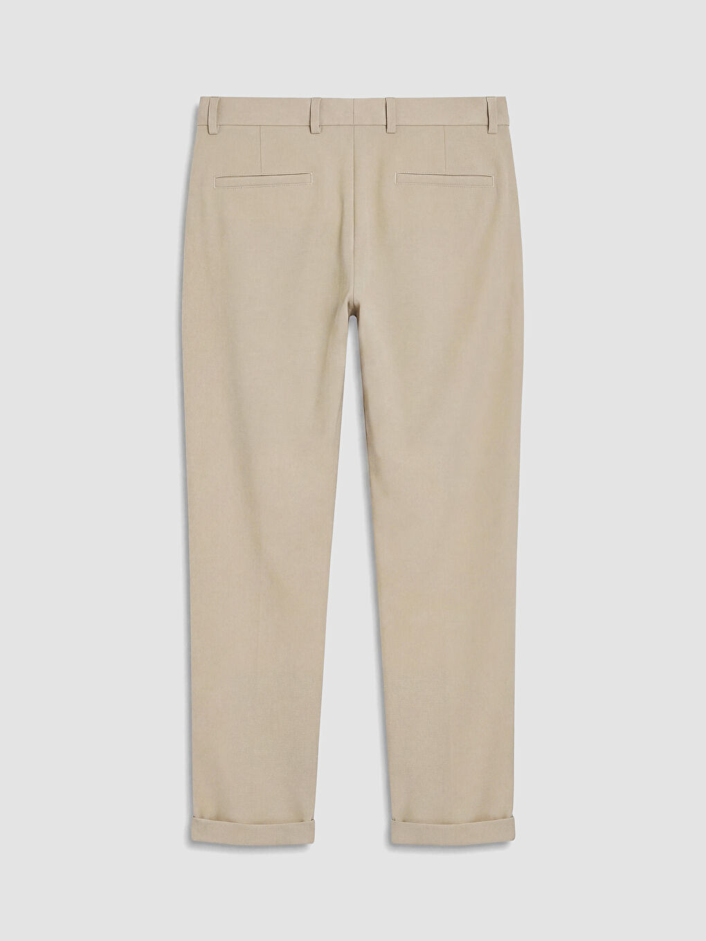 Bej Slim Fit Erkek Pantolon-2