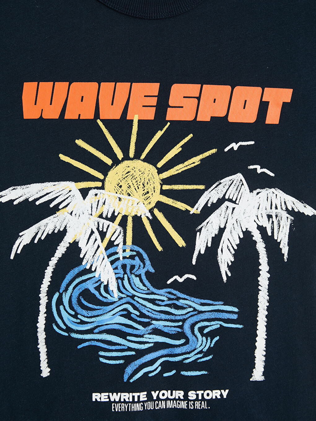 Lacivert Baskılı Erkek Çocuk Tişört ve Şort-5