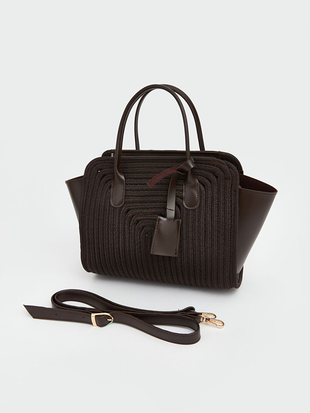 Kahverengi Omuz Askılı Hadır Kadın Çanta-1