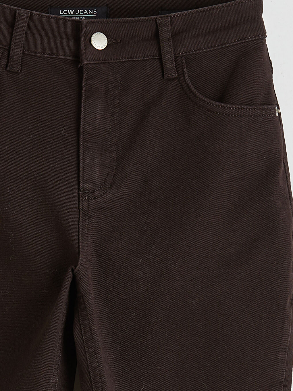 Kahverengi Mercury Skinny Fit Kadın Jean Pantolon-4