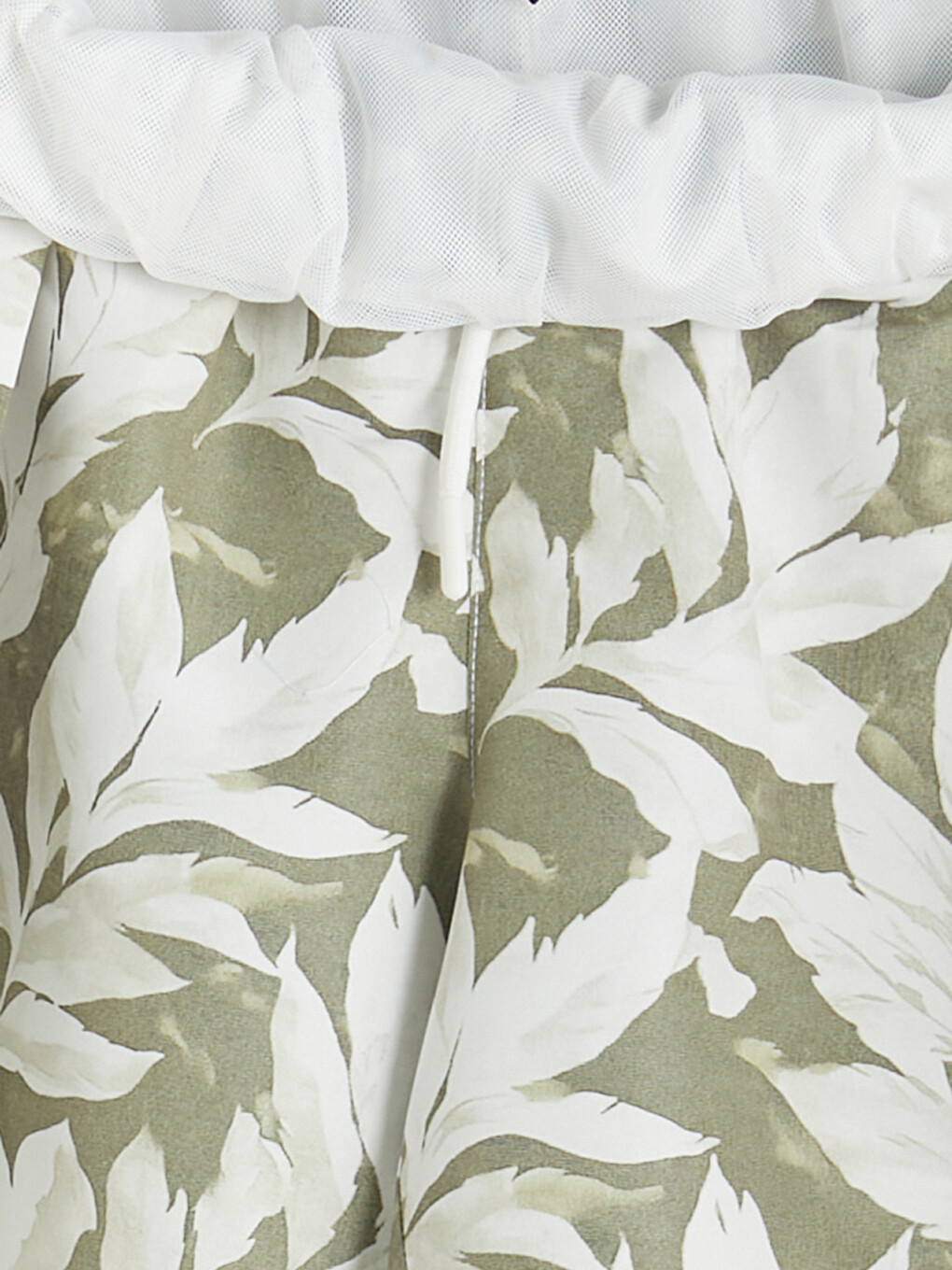 Short Leaf Patterned Men's Swim Shorts-3