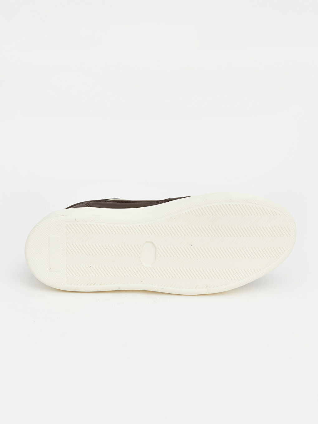 Kahverengi Deri Görünümlü Kadın Spor Ayakkabı-3