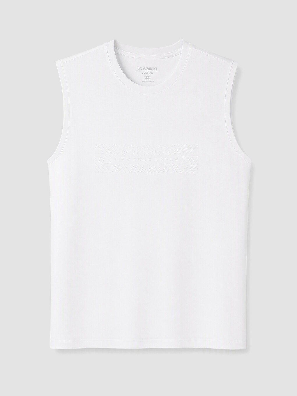 Crew Neck Printed Men's Sleeveless T-shirt-4