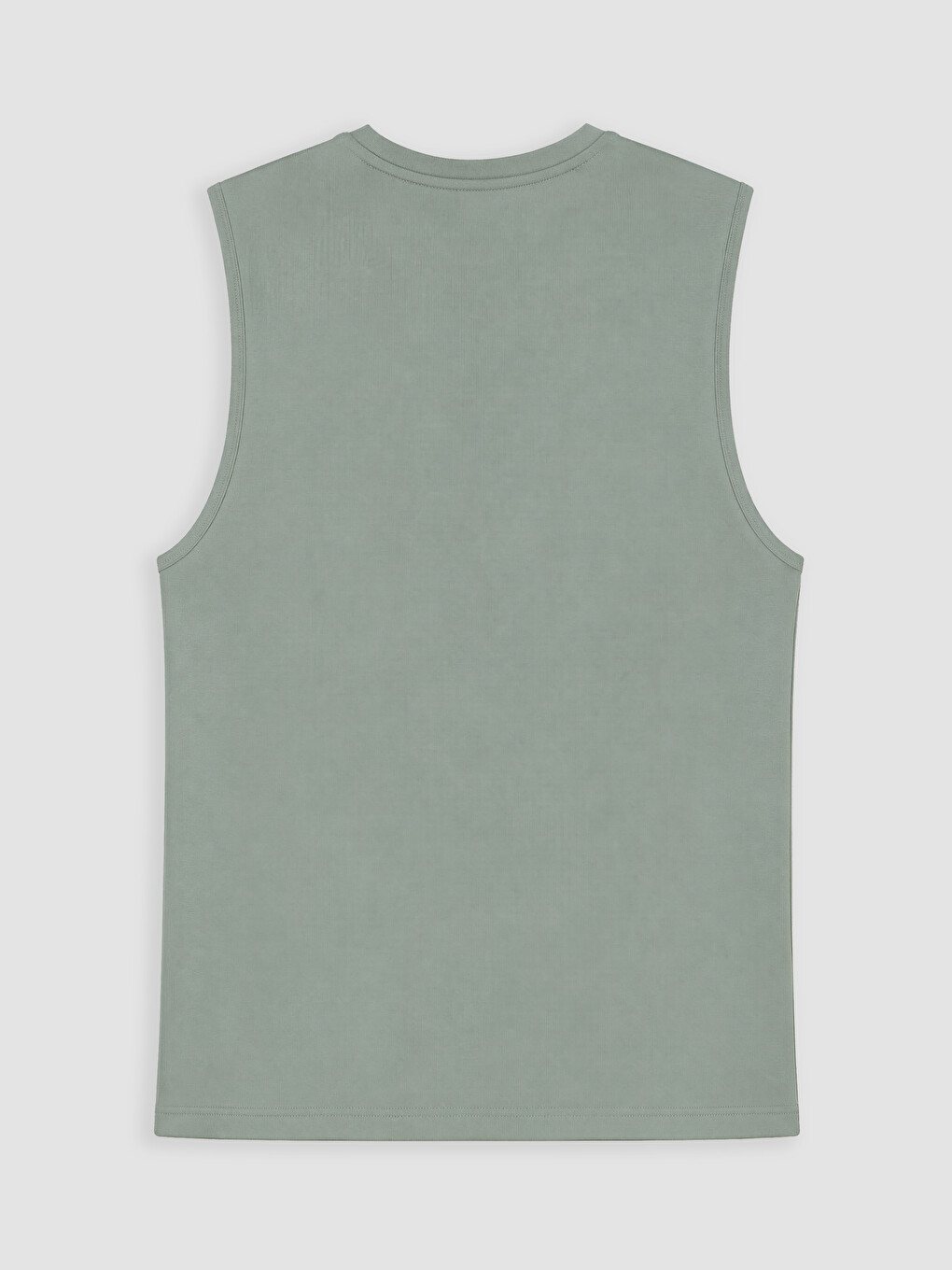 Crew Neck Printed Men's Sleeveless T-shirt-2