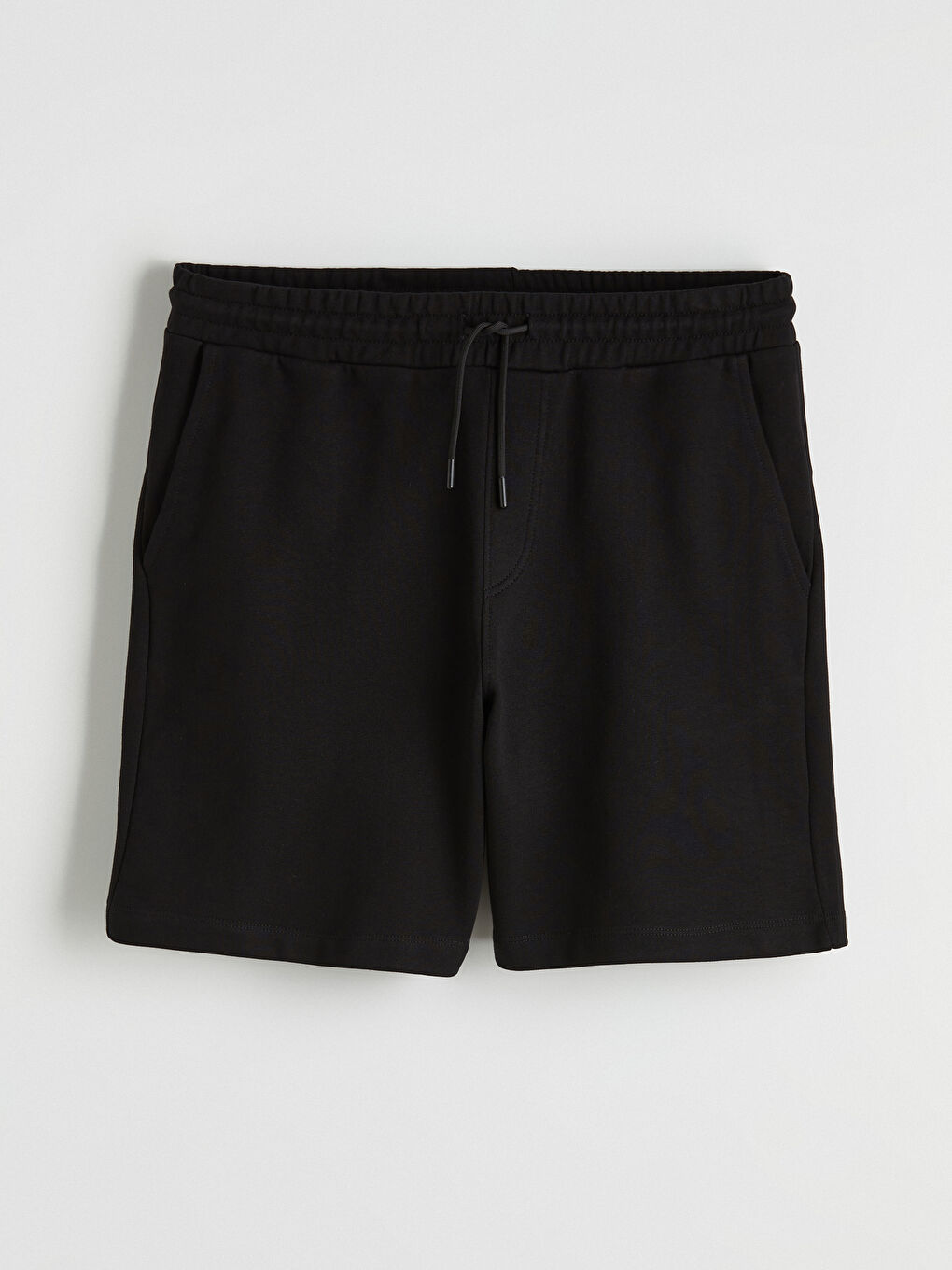 Siyah Standart Kalıp Erkek Şort