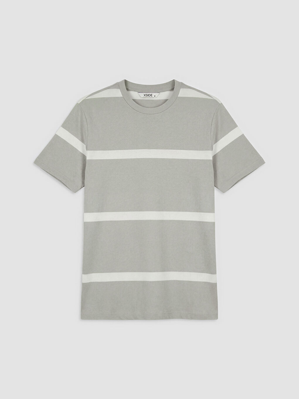 Yeşil Bisiklet Yaka Çizgili Erkek Tişört