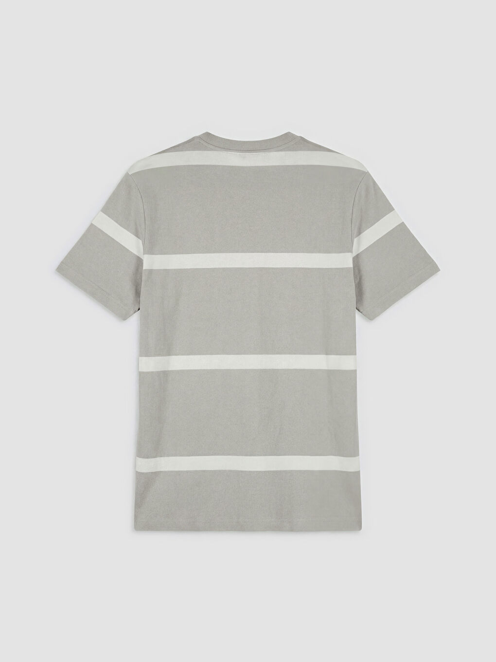 Yeşil Bisiklet Yaka Çizgili Erkek Tişört-1