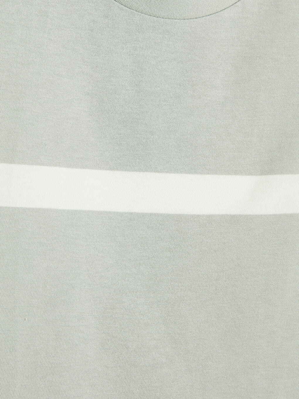 Petrol Bisiklet Yaka Çizgili Erkek Tişört-2