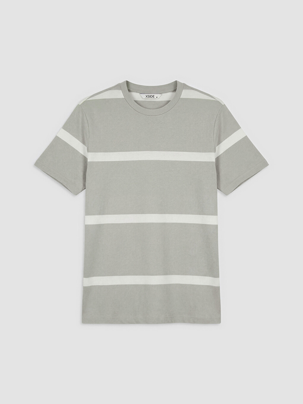 Crew Neck Striped Men's T-Shirt-4