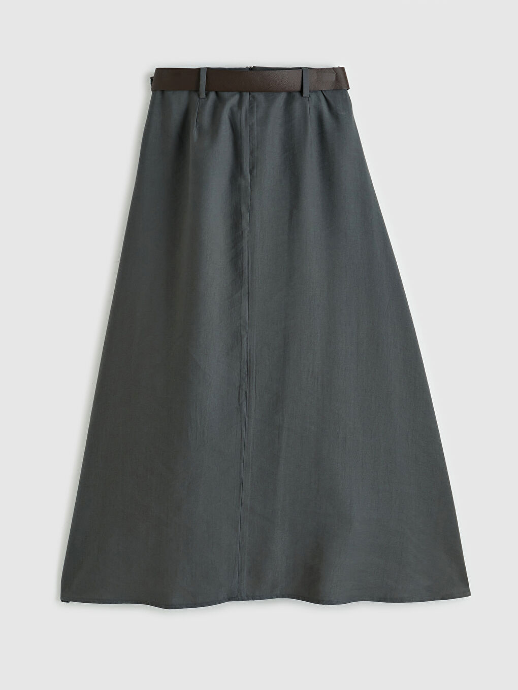 әйелдерге арналған белдікті а-пішінді қатпарлы белдемше-4