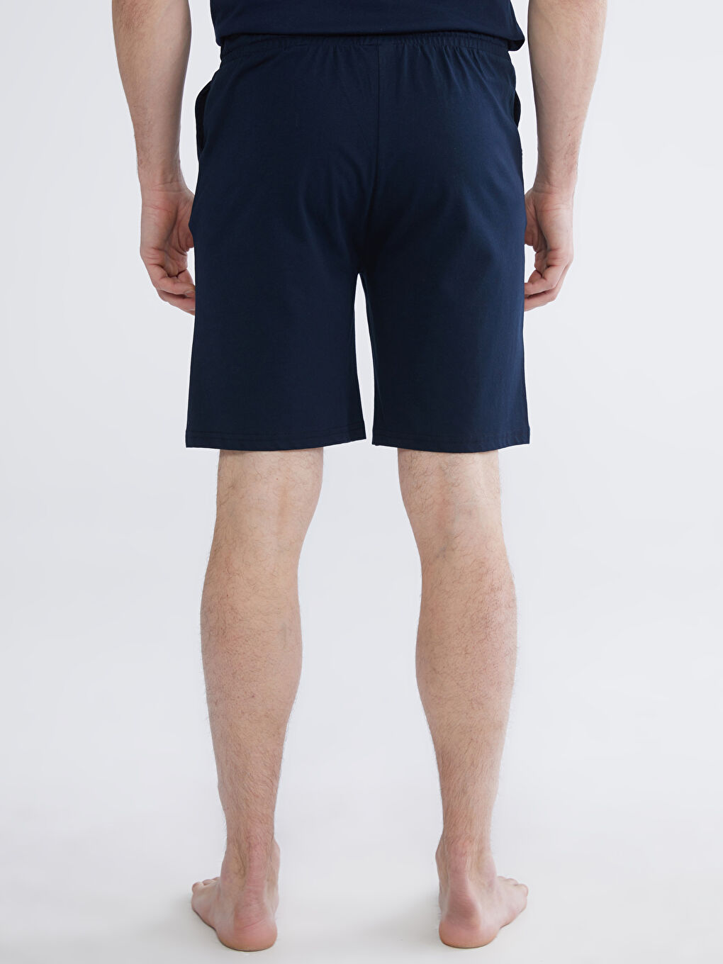 Lacivert Slim Fit Erkek Şort 2'li	-5