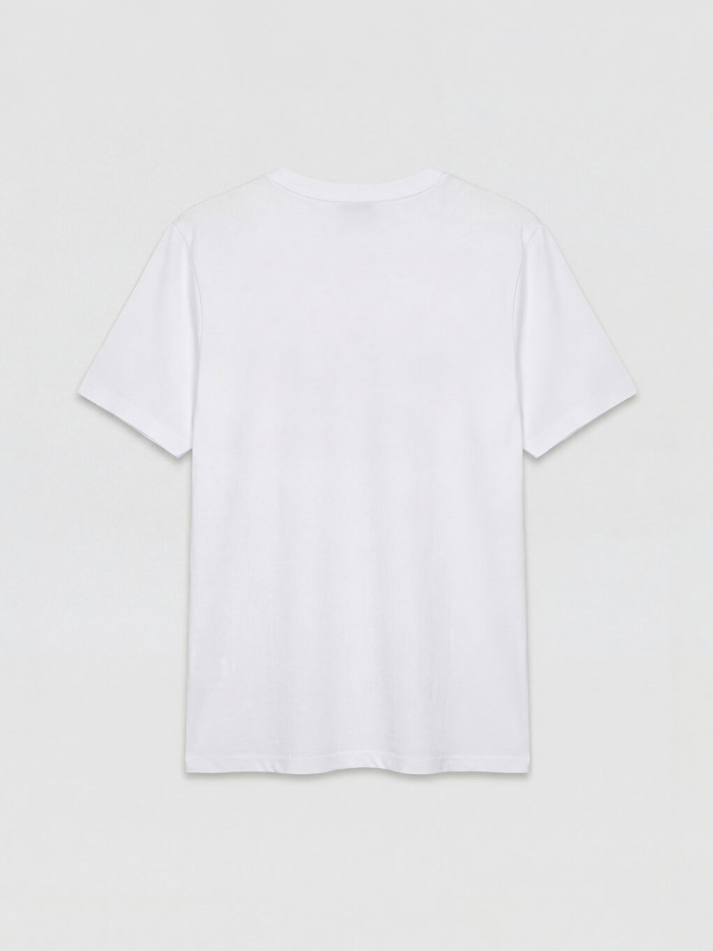 تي شيرت أبيض رجال-1