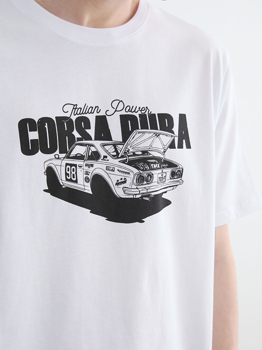 تي شيرت أبيض رجال-2