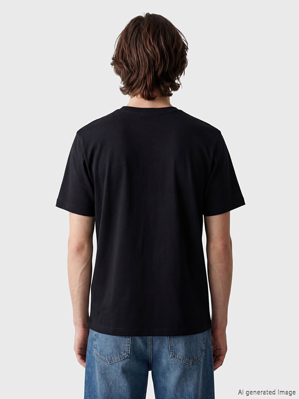 T-shirt à col rond imprimé pour homme-2