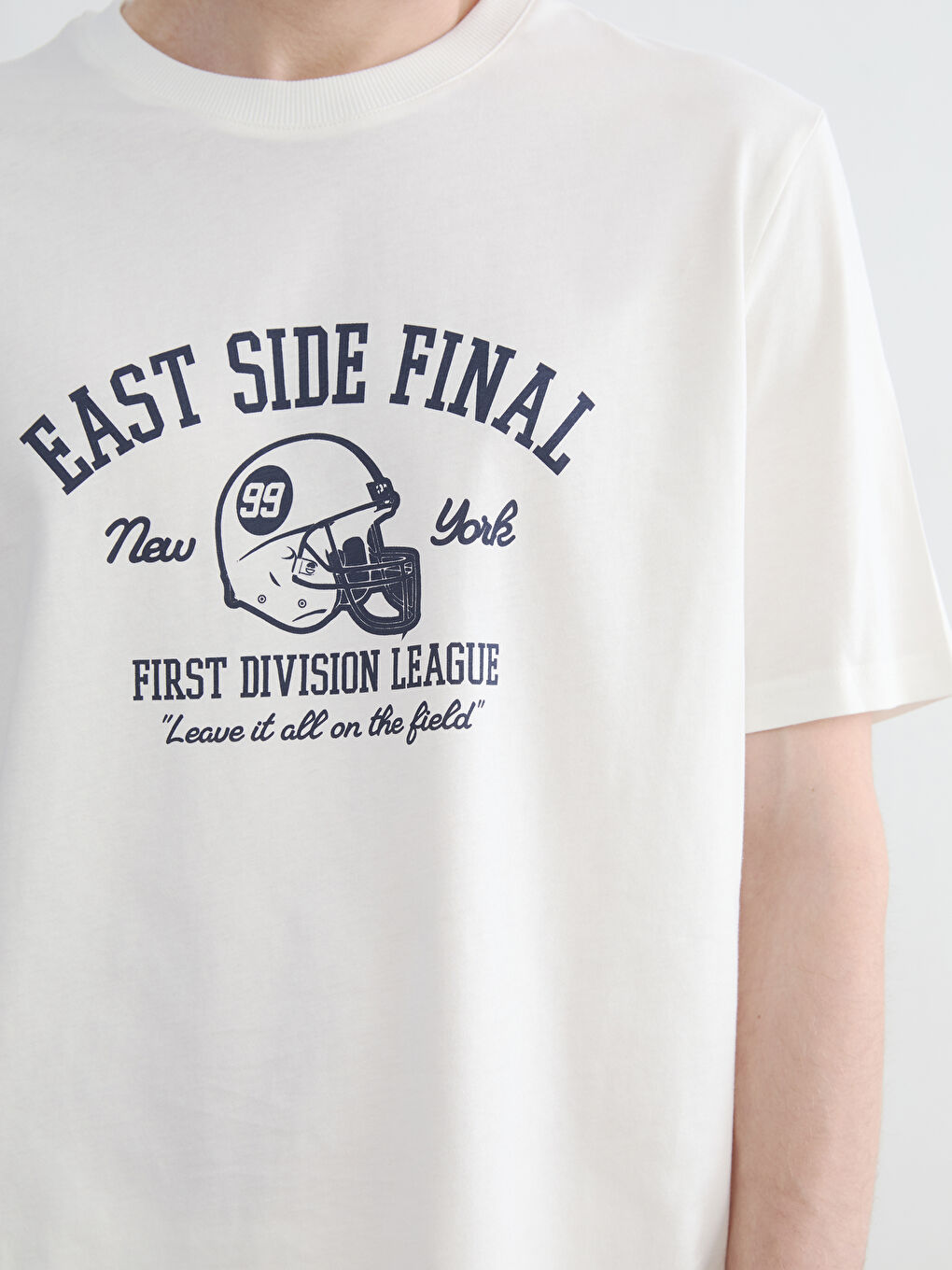 Crew Neck Printed Men's T-Shirt-2