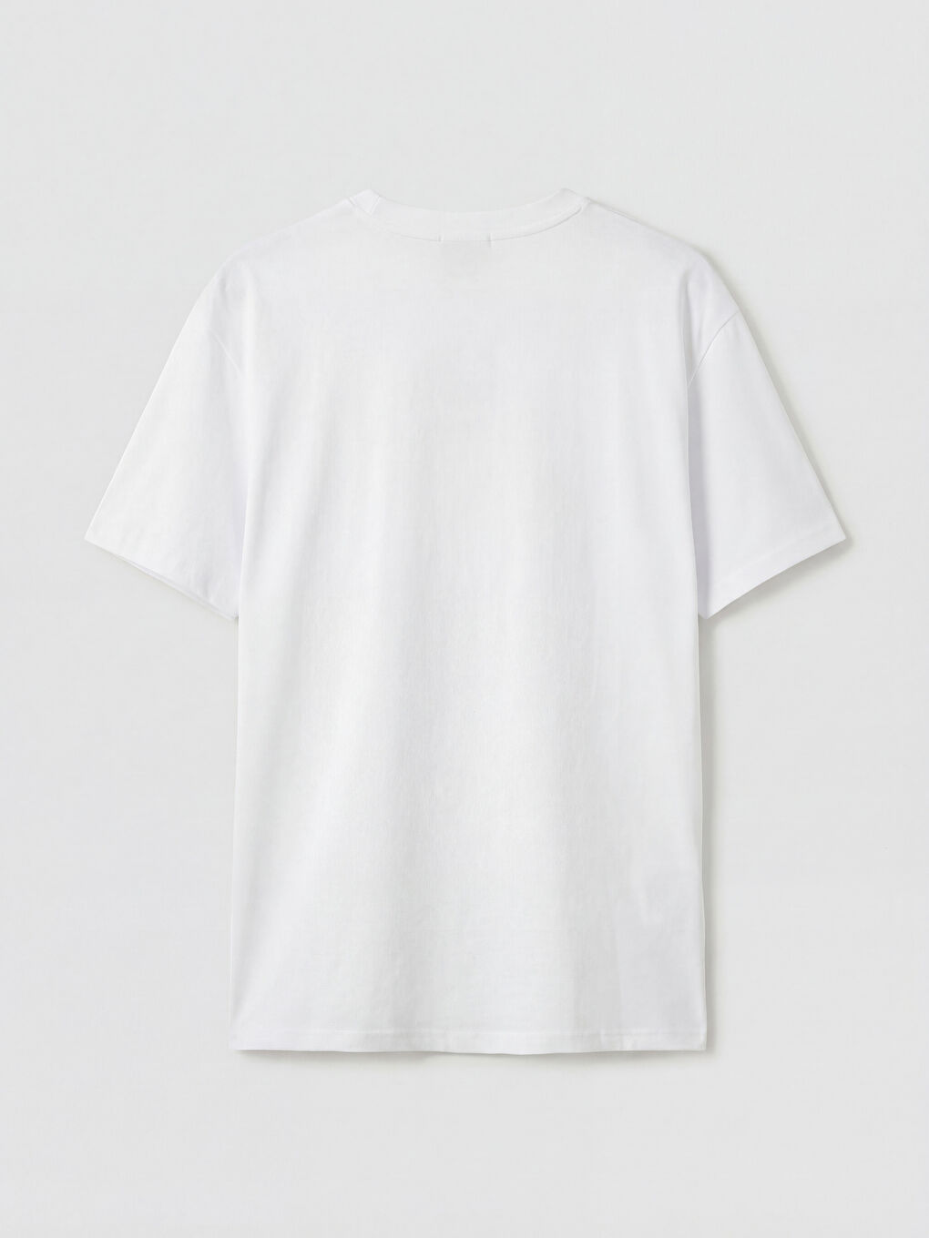 تي شيرت رجالي مطبوع بكول مدور-1