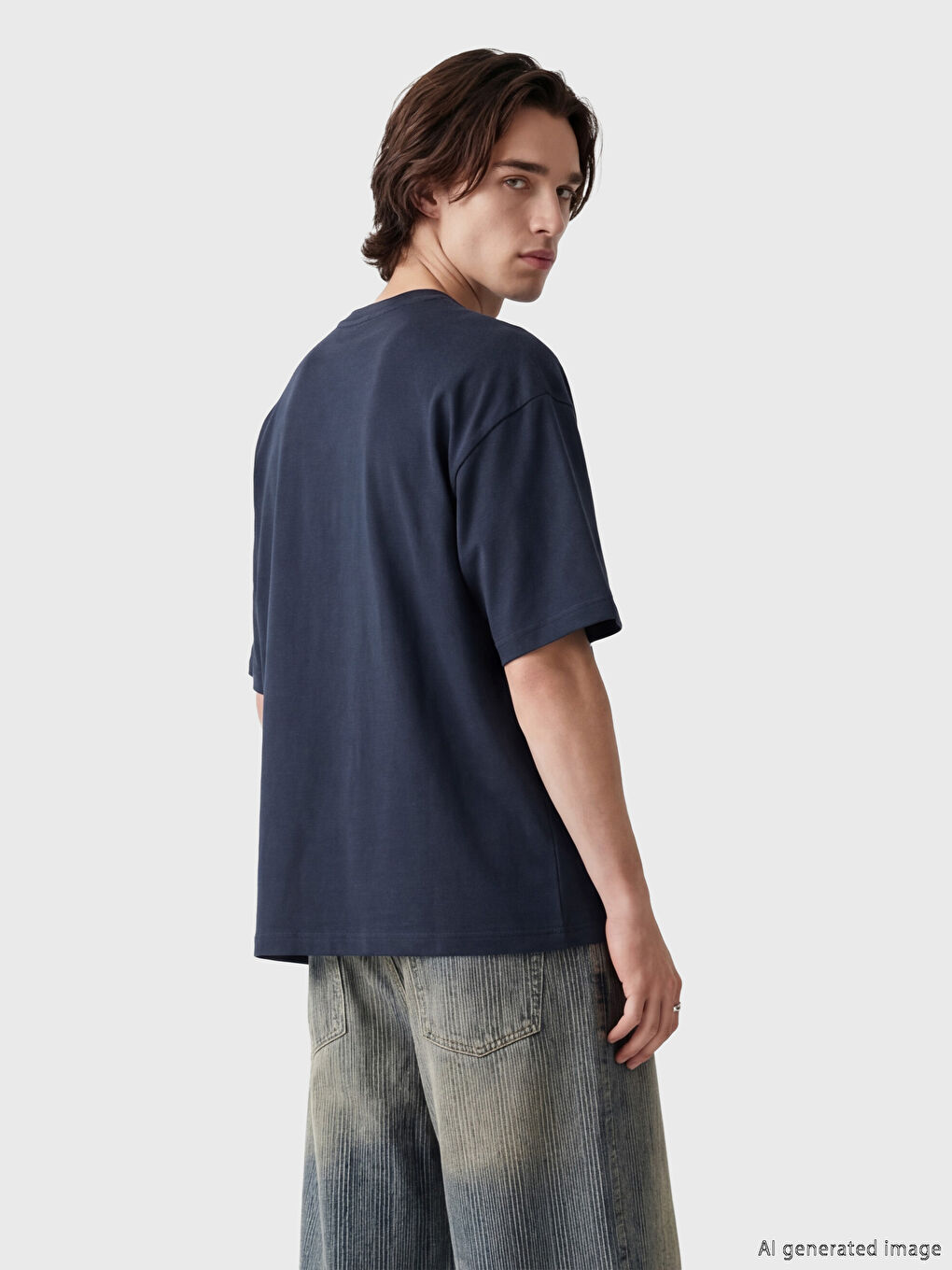 Crew Neck Printed Men's T-Shirt-2