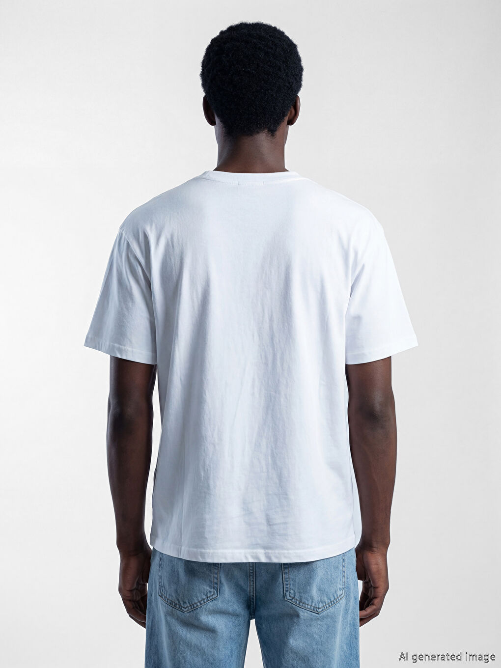 تي شيرت رجالي مطبوع بكول مدور-3