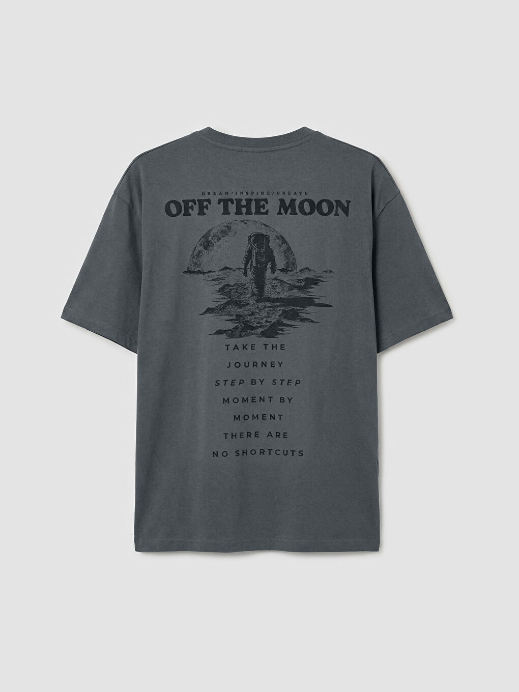 T-shirt à col rond imprimé pour homme-4