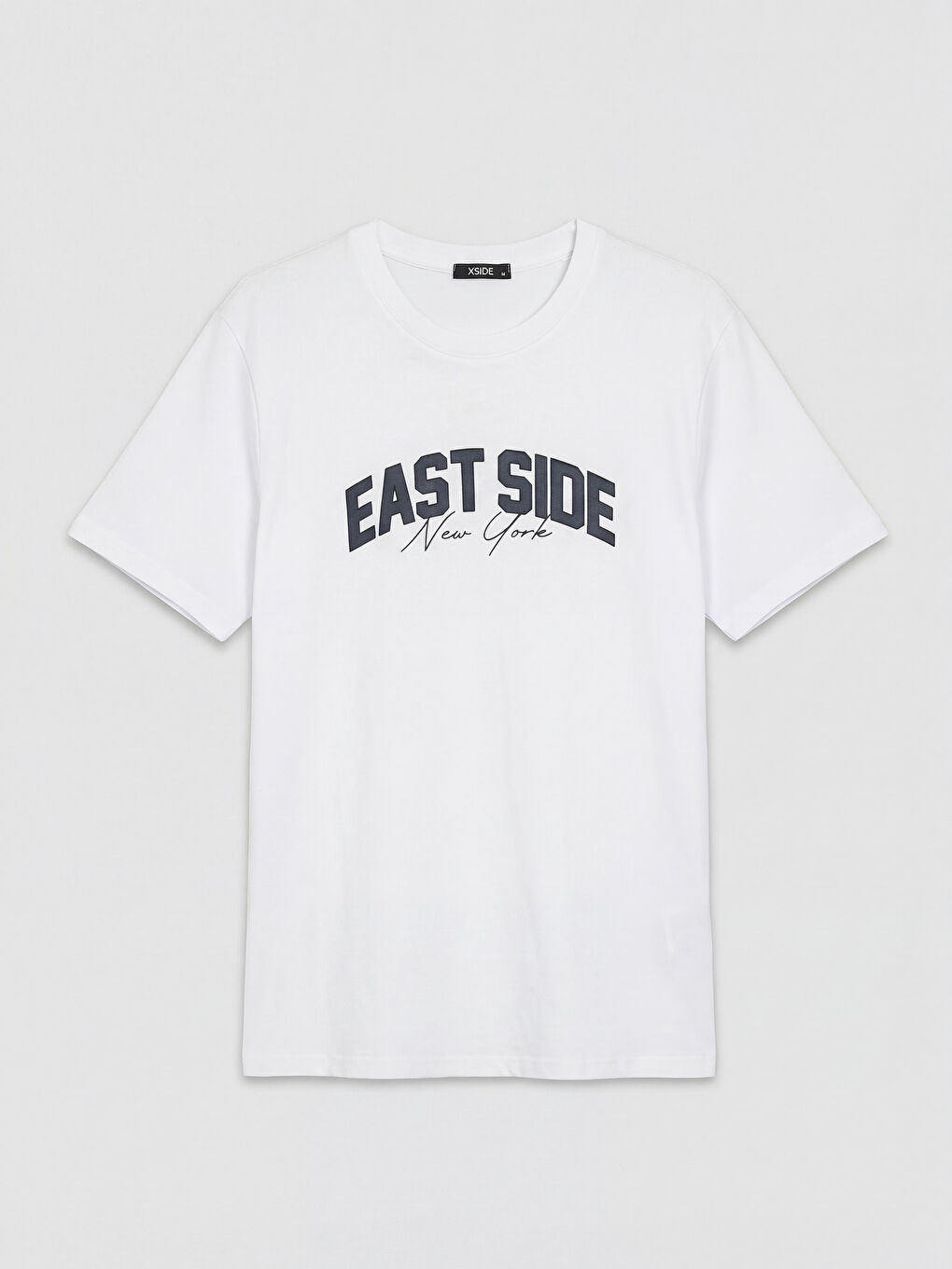 T-shirt en jersey à col rond New York imprimé pour homme-2