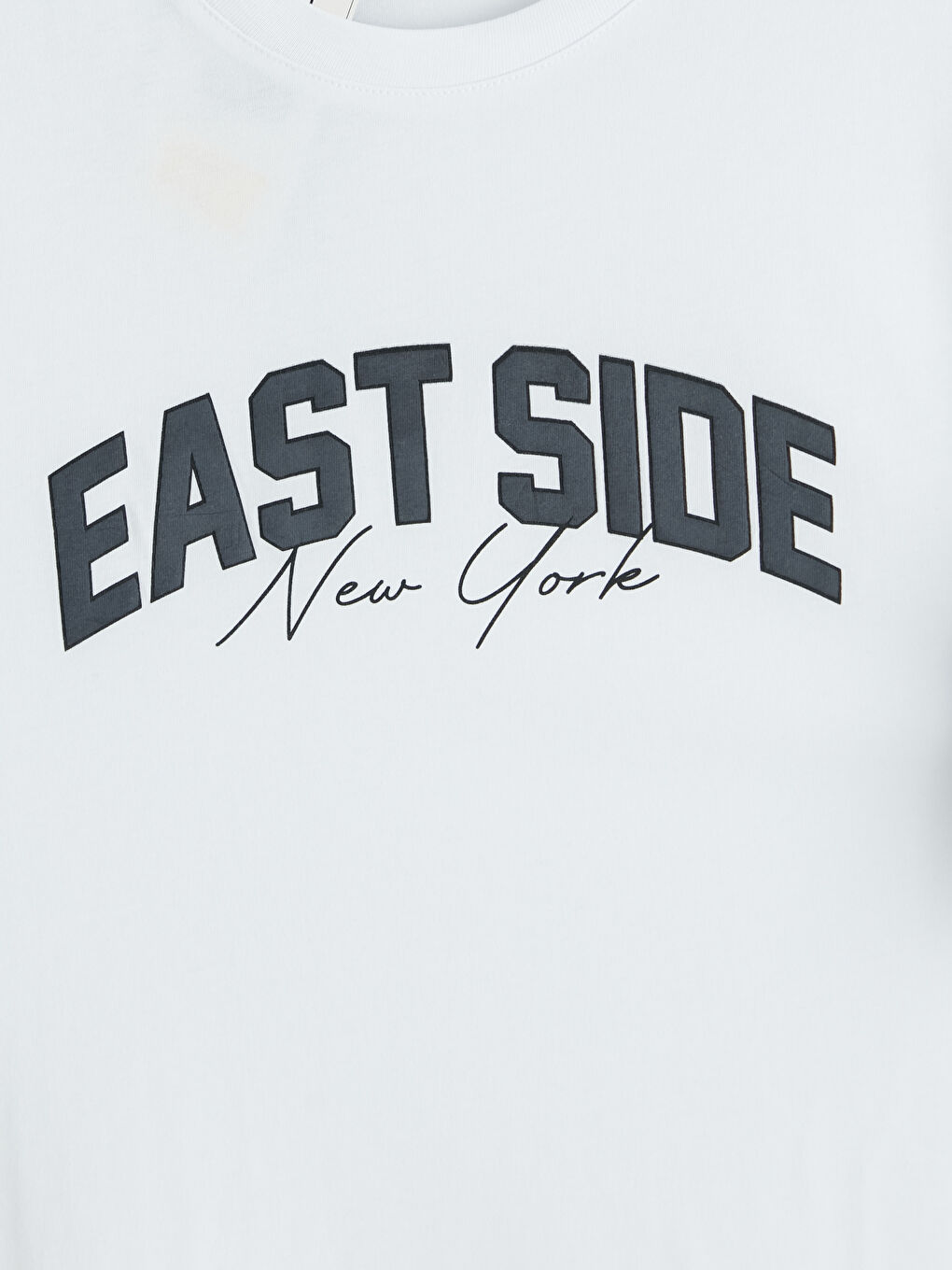 T-shirt en jersey à col rond New York imprimé pour homme-4