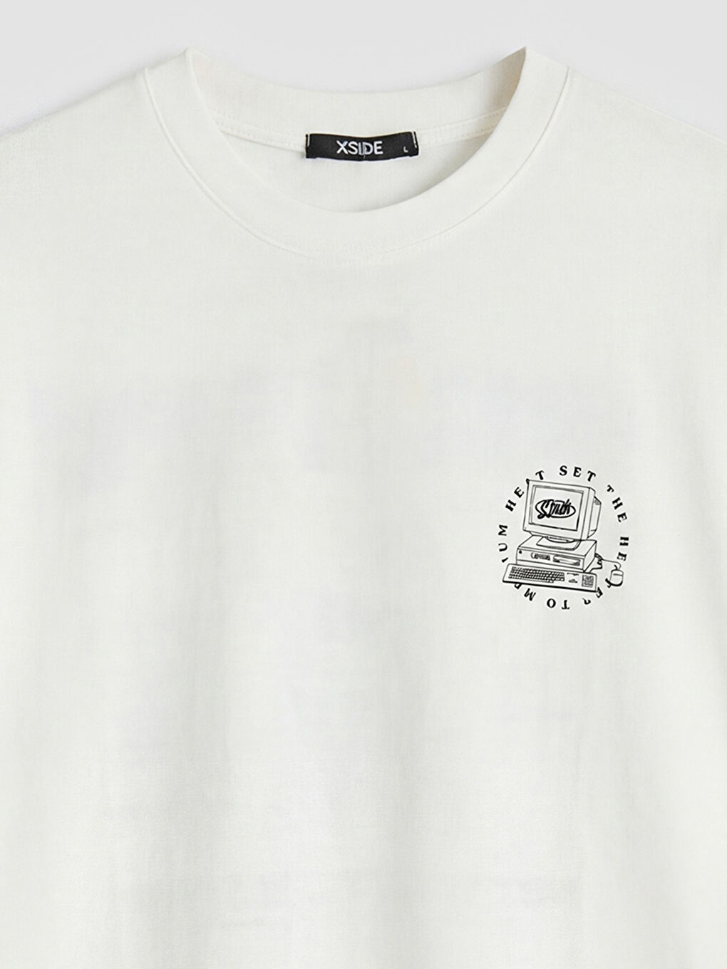 تي شيرت رجالي جيرسي مطبوع برقبة دائرية-5