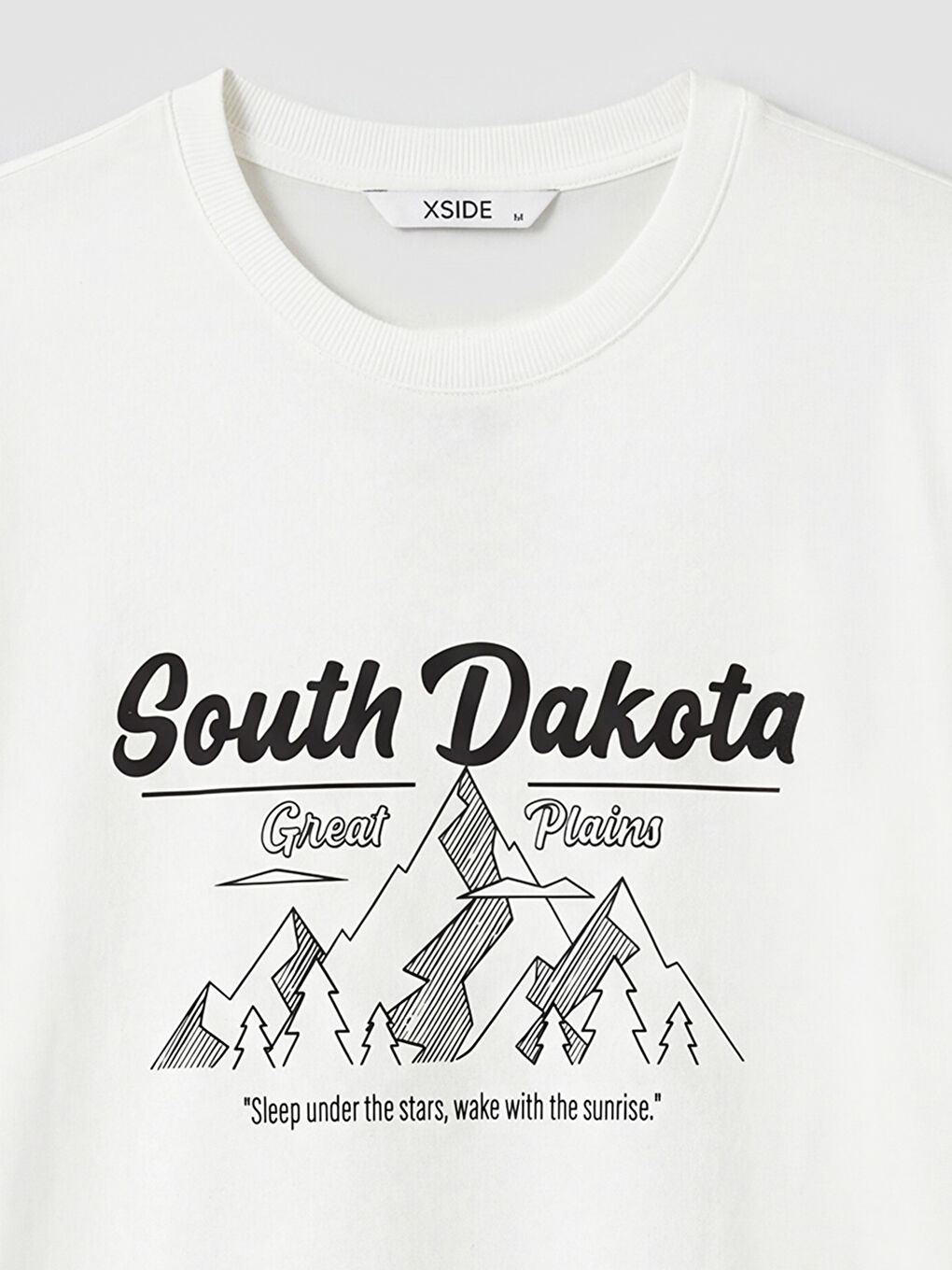 T-shirt en jersey à col rond imprimé pour homme-5