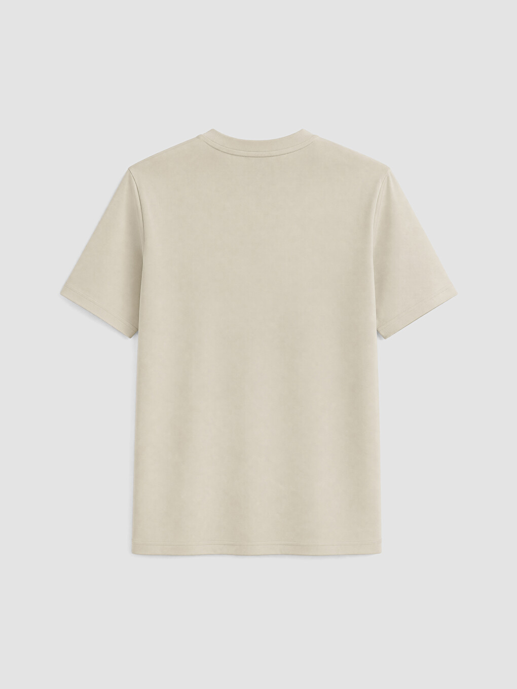 Man Beige T-Shirt-1