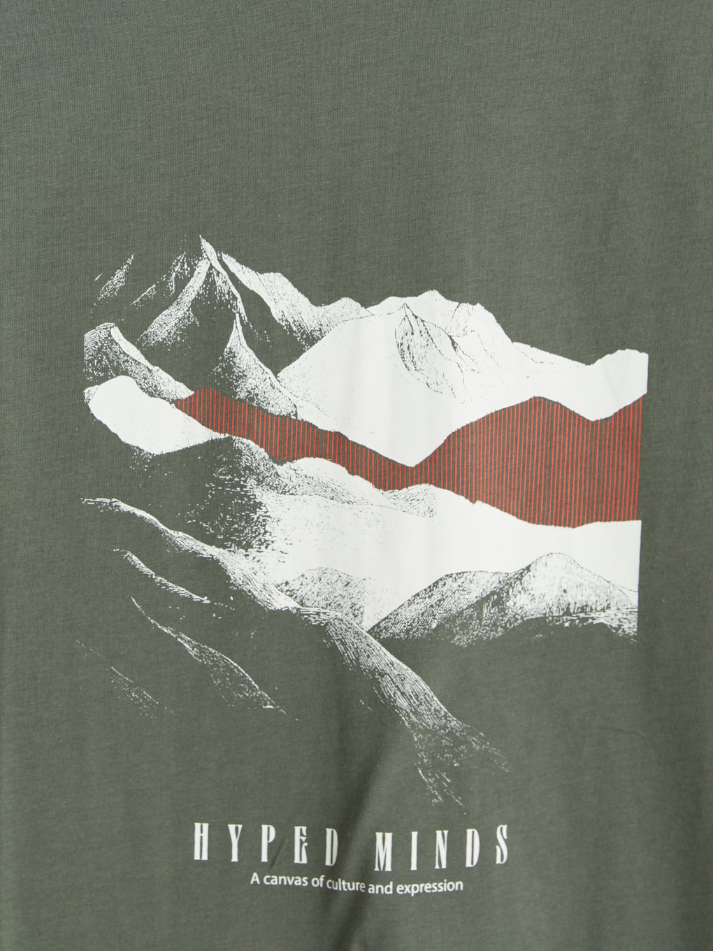 Crew Neck Printed Men's T-shirt-6