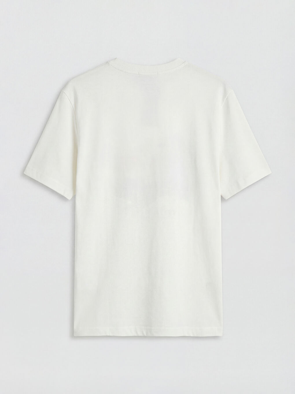 تي شيرت رجالي مطبوع بكول مدور-4