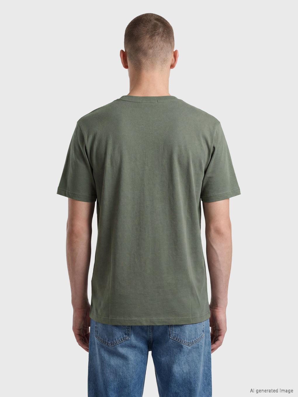 Crew Neck Printed Men's T-shirt-3