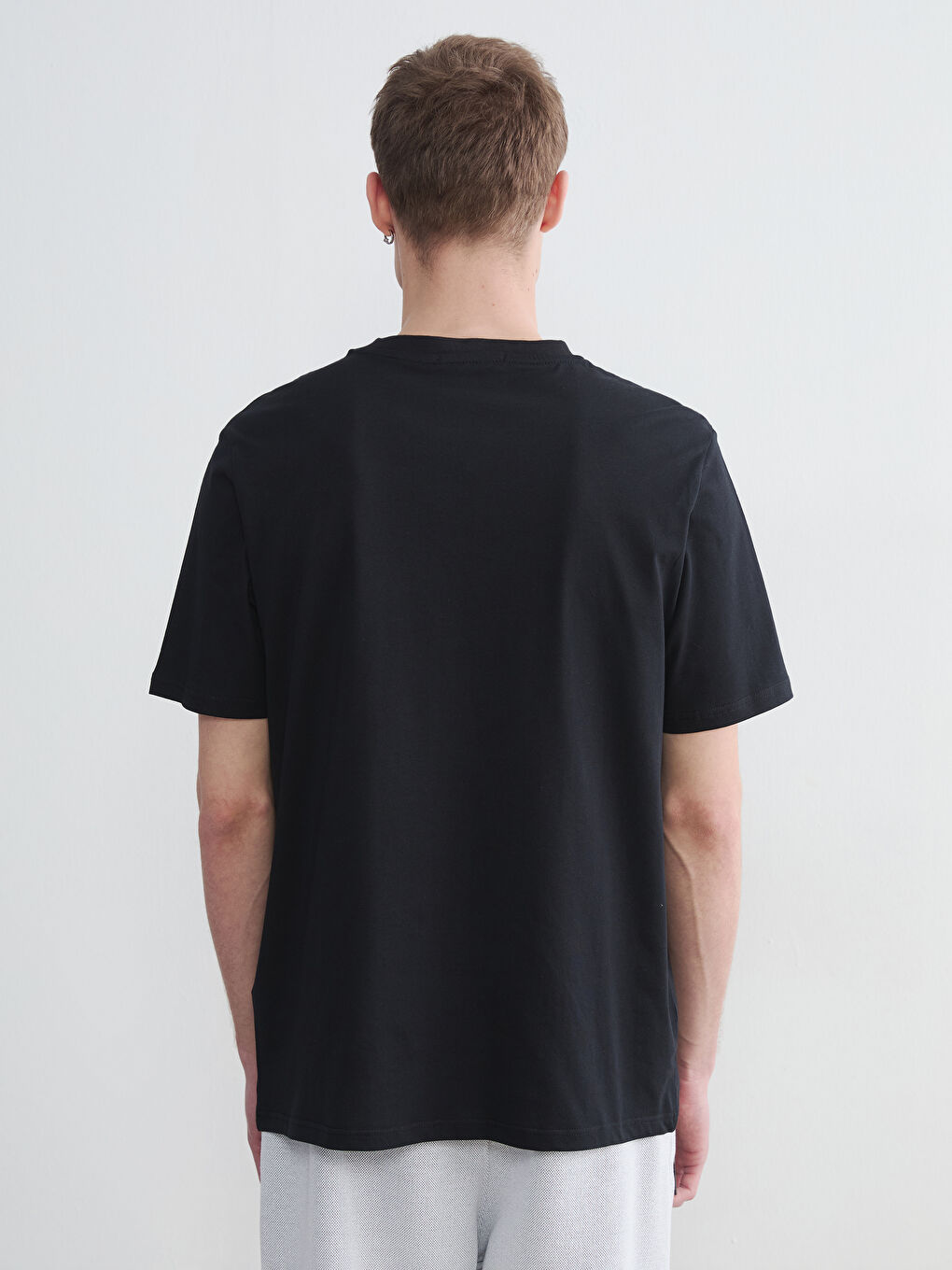 T-shirt à col rond imprimé Long Island pour homme-3