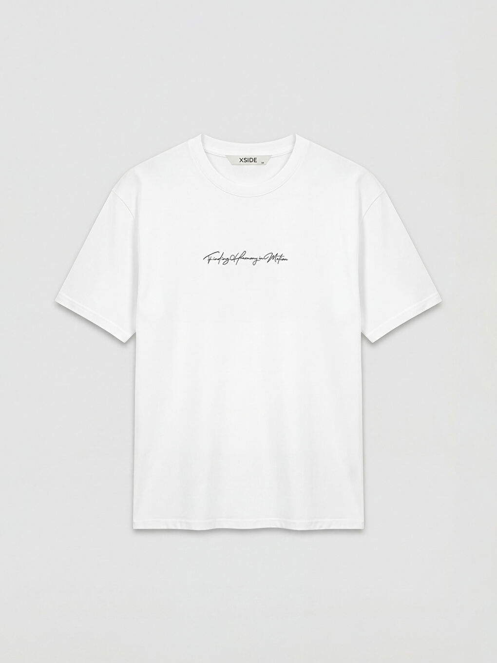 تي شيرت رجالي مطبوع بكول مدور-3