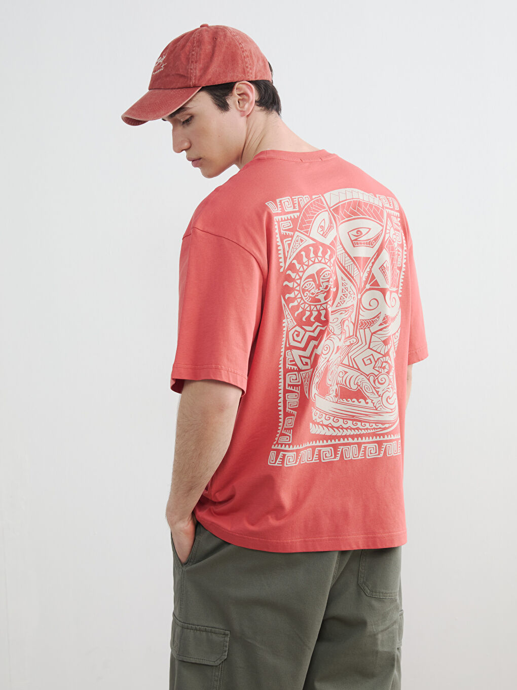 Crew Neck Printed Men's T-Shirt