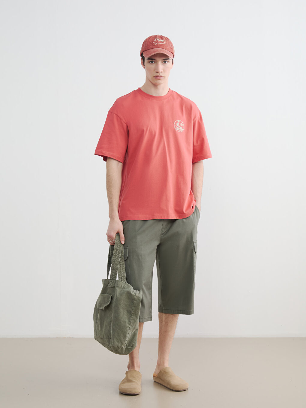 Crew Neck Printed Men's T-Shirt-1