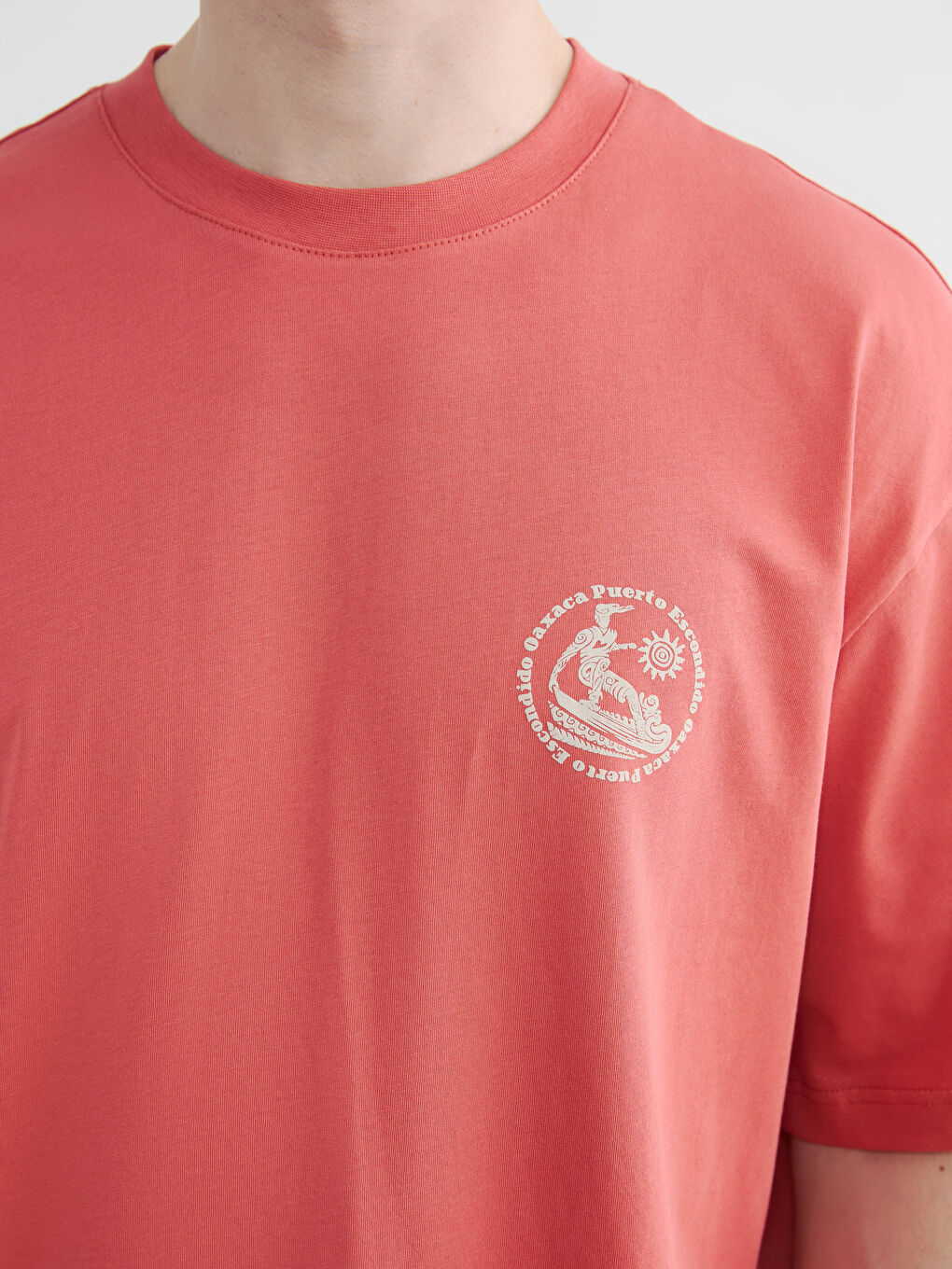 Crew Neck Printed Men's T-Shirt-2