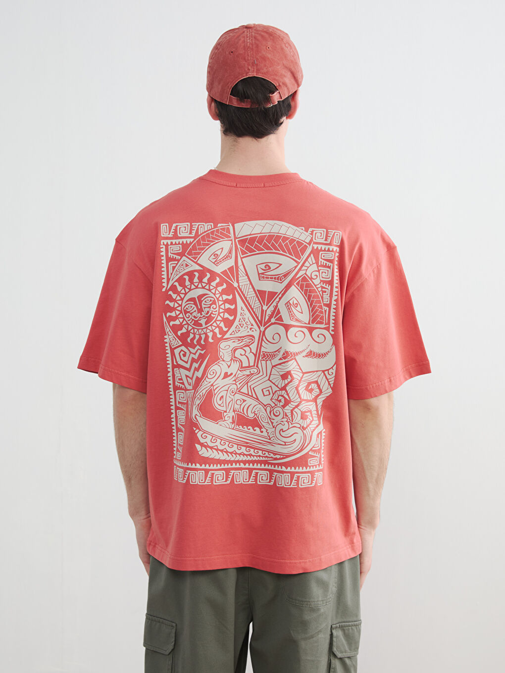 Crew Neck Printed Men's T-Shirt-3