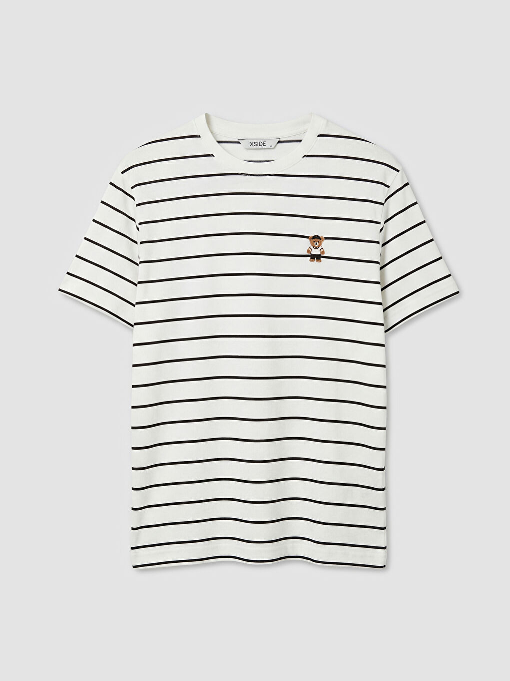 Crew Neck Embroidered Men's T-Shirt-4