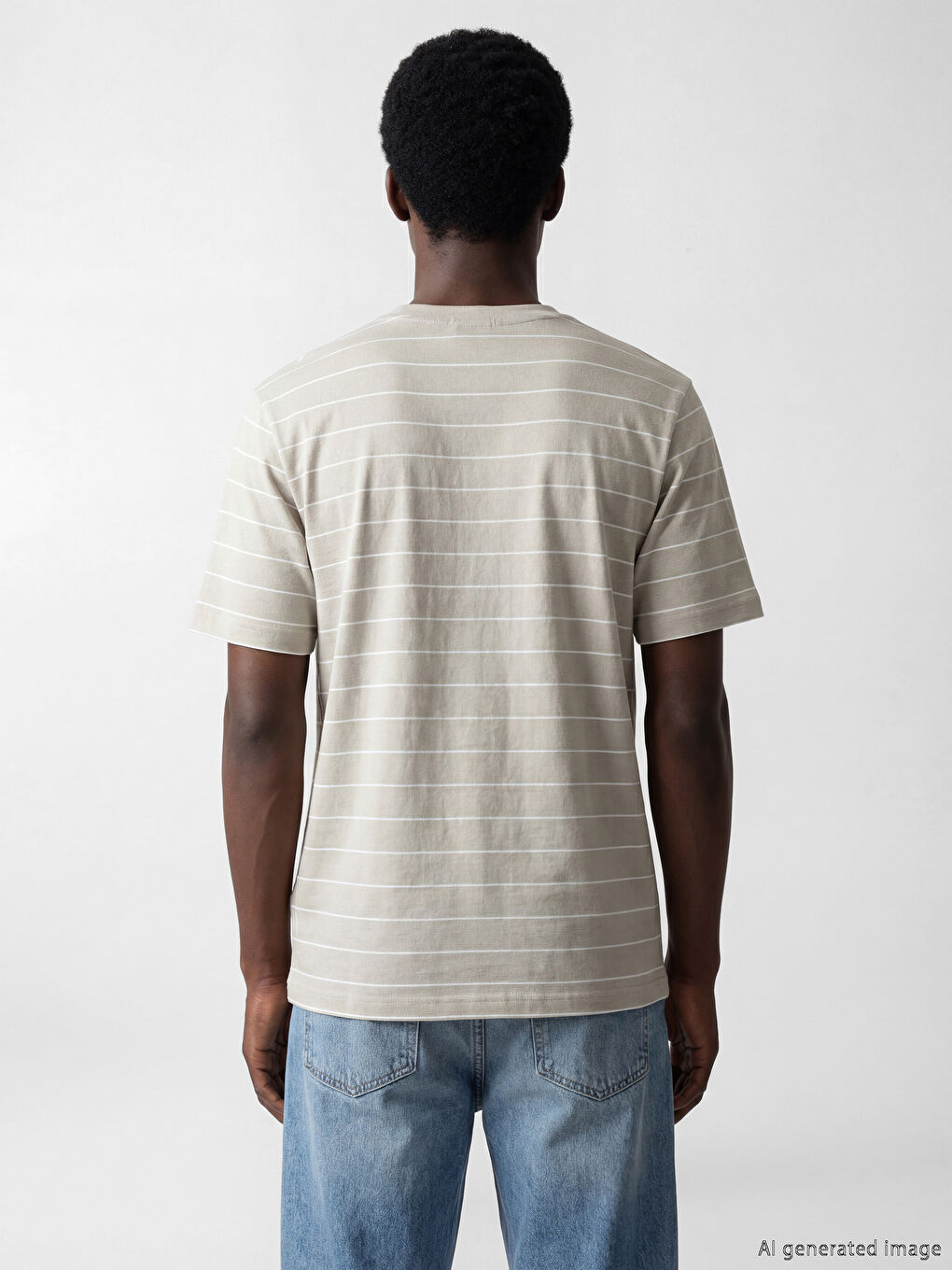 Crew Neck Embroidered Men's T-Shirt-2