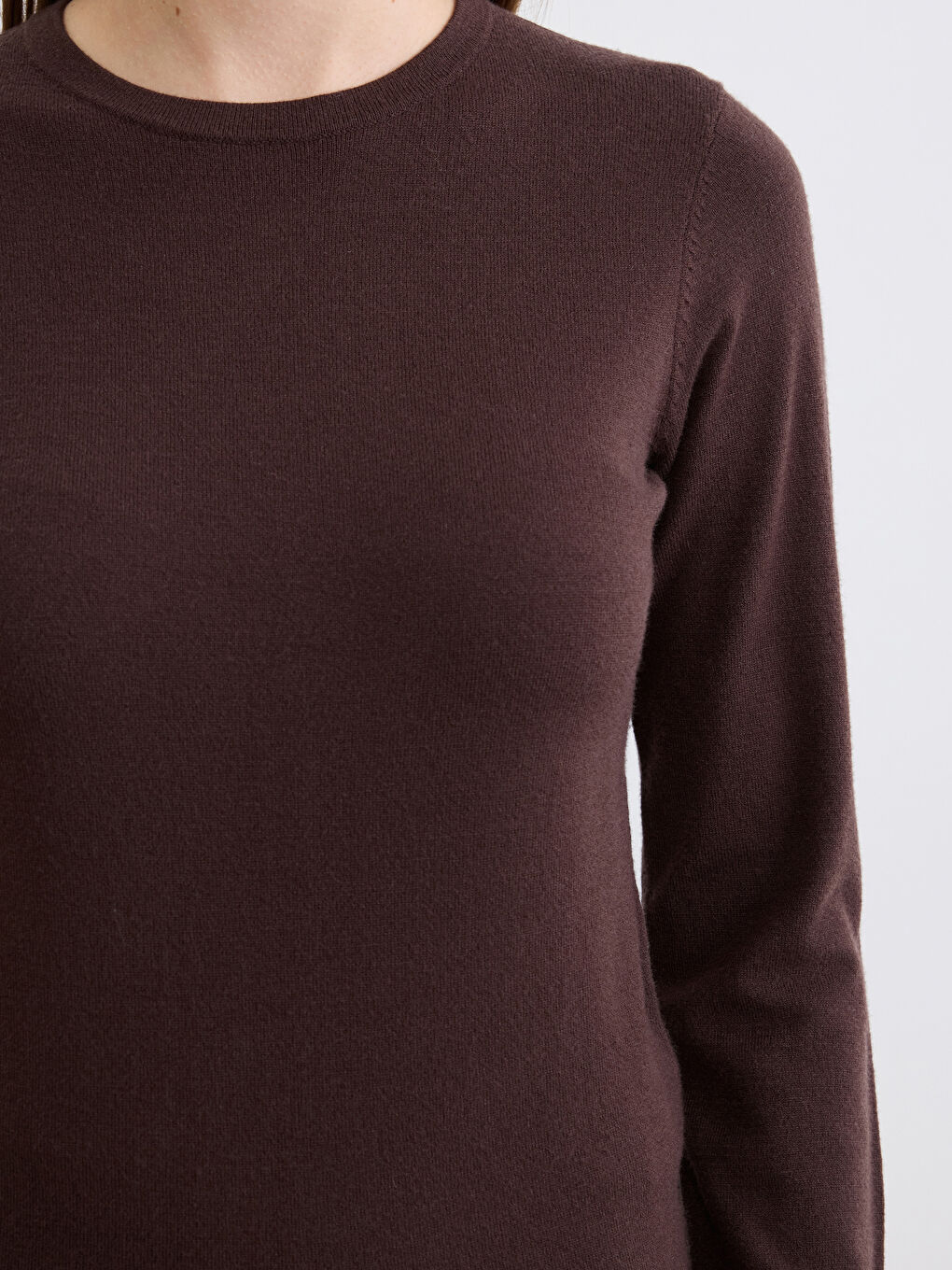 Woman BROWN Sweater-2