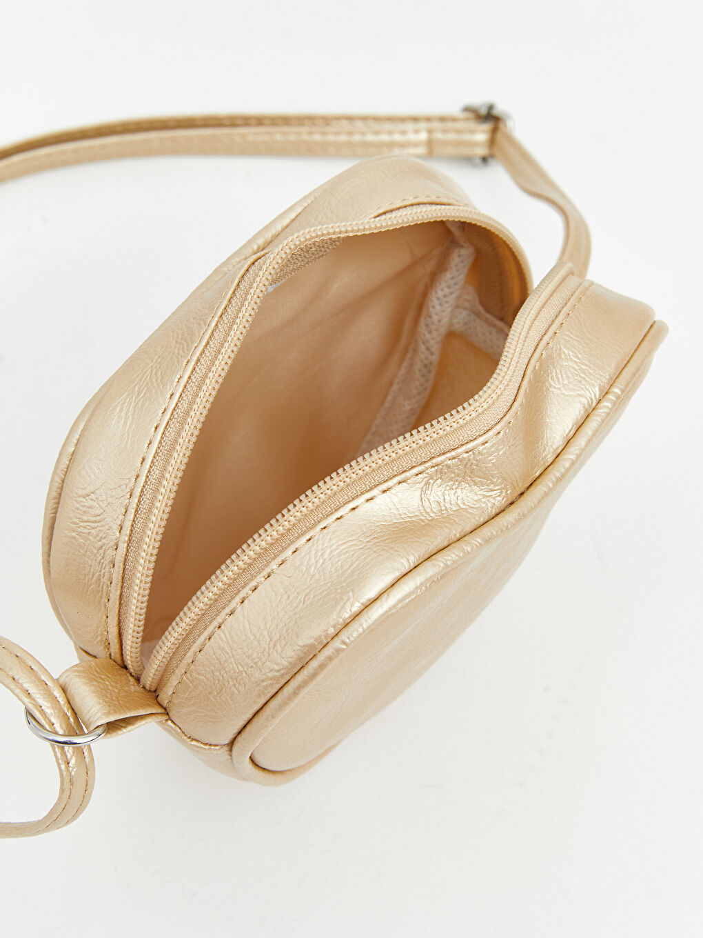 Sarı Kalp Desenli Kız Bebek Omuz Çantası-2