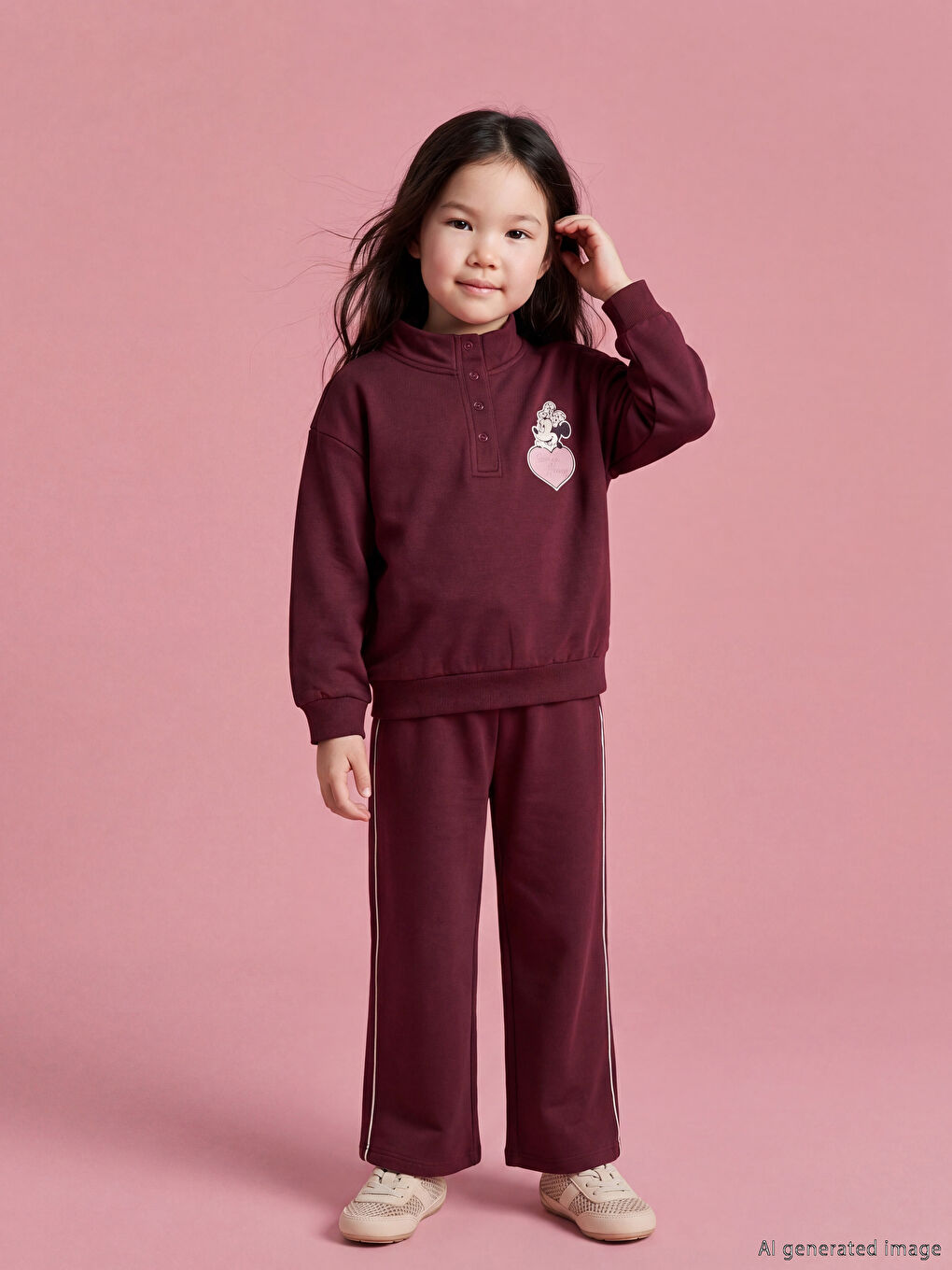 Minnie Mouse Printed Girls' Set-1