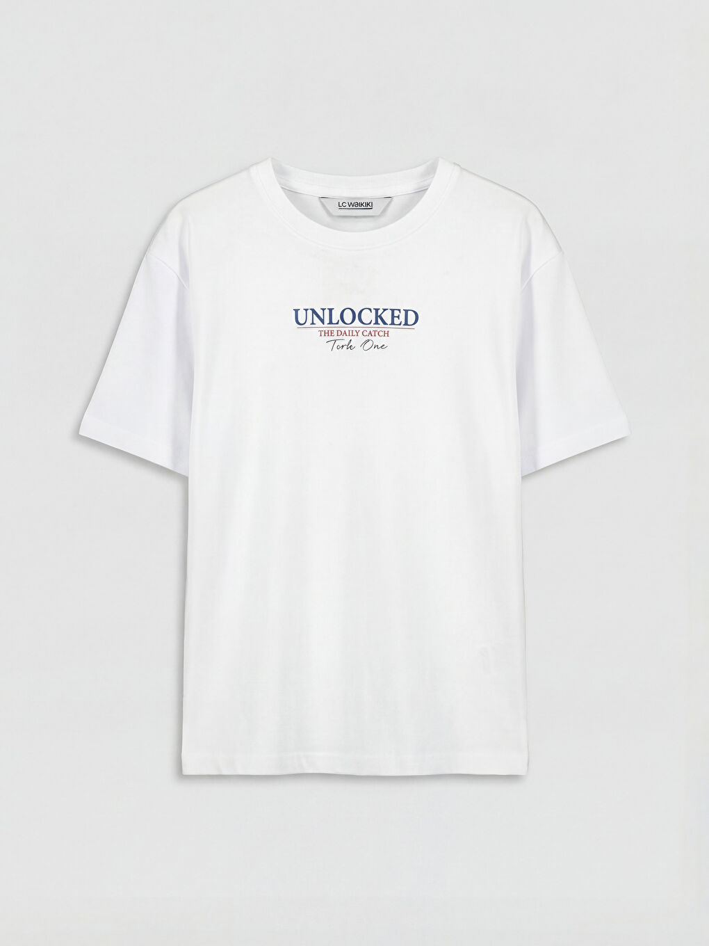 Beyaz Baskılı Erkek Çocuk Tişört ve Şort-1