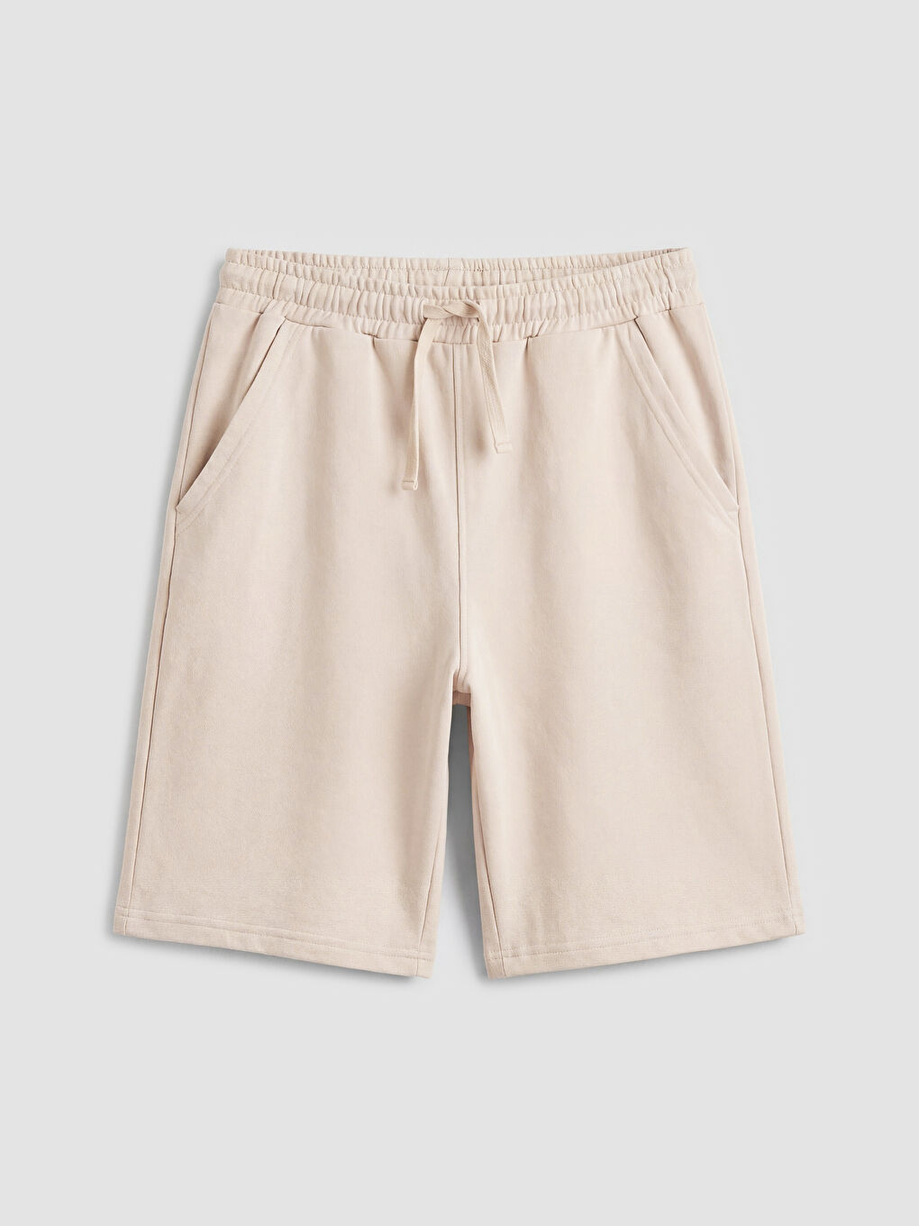 Bej Baskılı Erkek Çocuk Tişört ve Şort-2