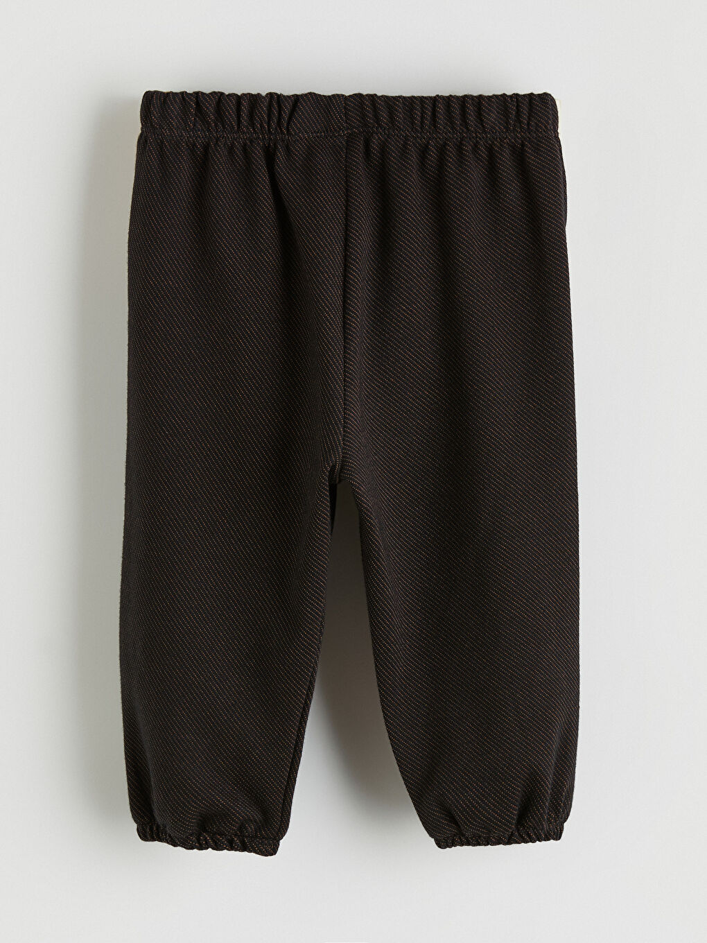 Kahverengi Beli Lastikli Erkek Bebek Jogger Eşofman Altı-1